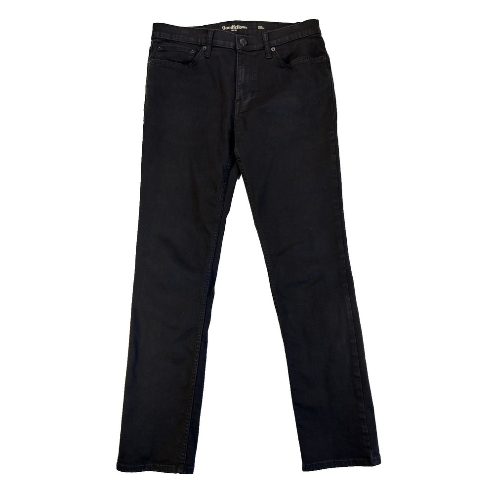 Goodfellow Men's 32X32 Black Slim Total Flex Jeans Essential Everyday Casual